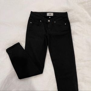 Paige Black Mid Rise Jeans 24